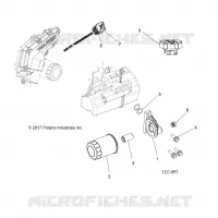 ENGINE, FILTRO DE ACEITE AND DIPSTICK