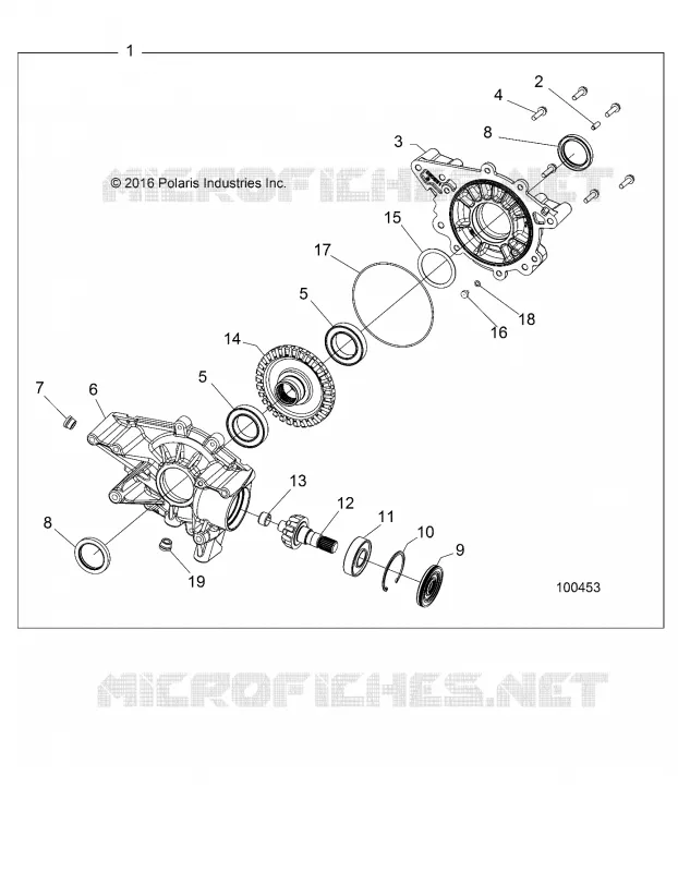 DRIVE TRAIN, CAJA DE CAMBIOS TRASERA INTERNALS