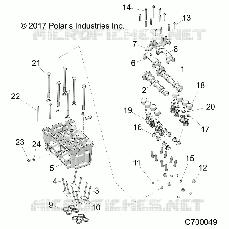 ENGINE, CULATA AND VALVES