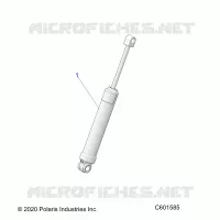 SUSPENSION, SHOCK TRASERO TRACK (7045512)