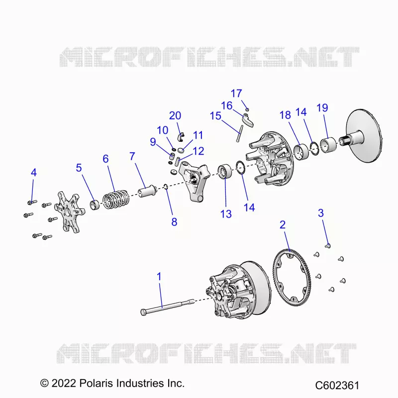 TREN, CLUTCH, PRIMARY