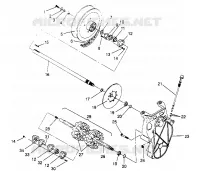 TREN ASSEMBLY  500 EFI 0952774, EFI SKS 0952574,   EFI SKS PT 095297 (4929052905B012)