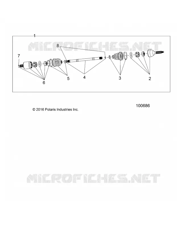 TREN, FRONT HALF SHAFT
