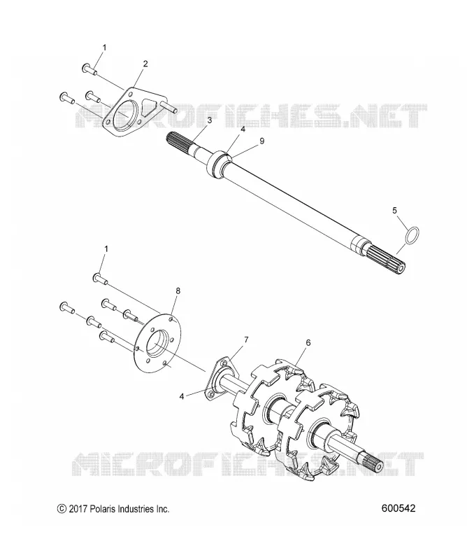TREN, JACKSHAFT AND DRIVESHAFT