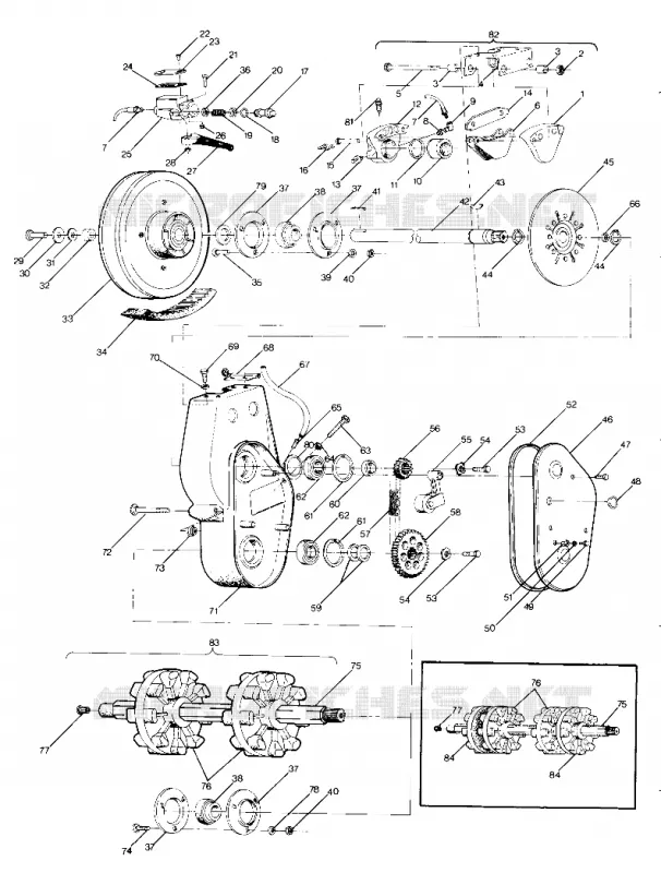 FRENO Y CADENACASE 400 AND 650 (4914131413013A)