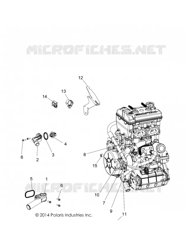 ENFRIAMIENTO, THERMOSTAT and BYPASS