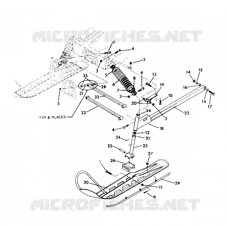 SUSPENSIÓN DELANTERA AND ESQUÍ INDY LITE GT (4921342134009A)
