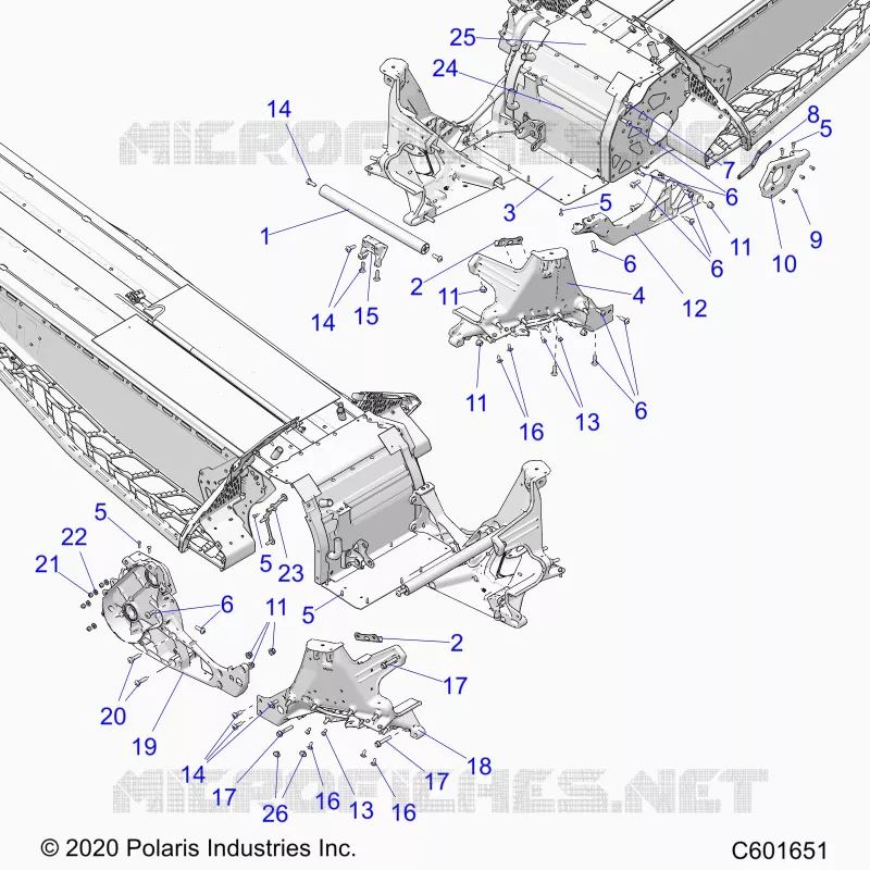 CHASIS, BULKHEAD ASM.