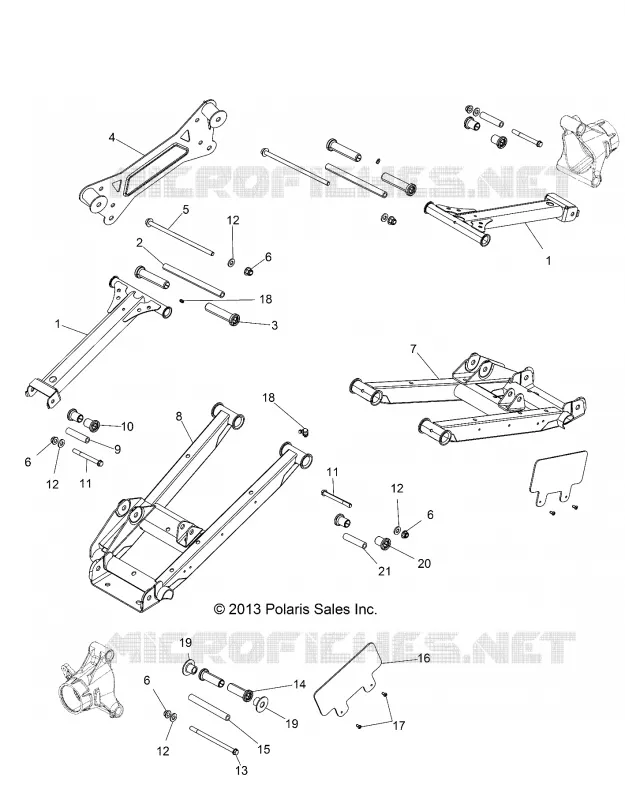 SUSPENSIÓN TRASERA CONTROL ARMS