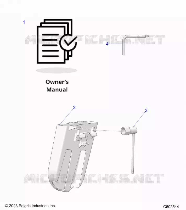 REFERENCES, TOOLS, BELT HOLDER, AND EL MANUAL DEL PROPIETARIO