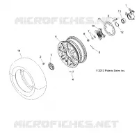RUEDAS, FRONT AND HUB