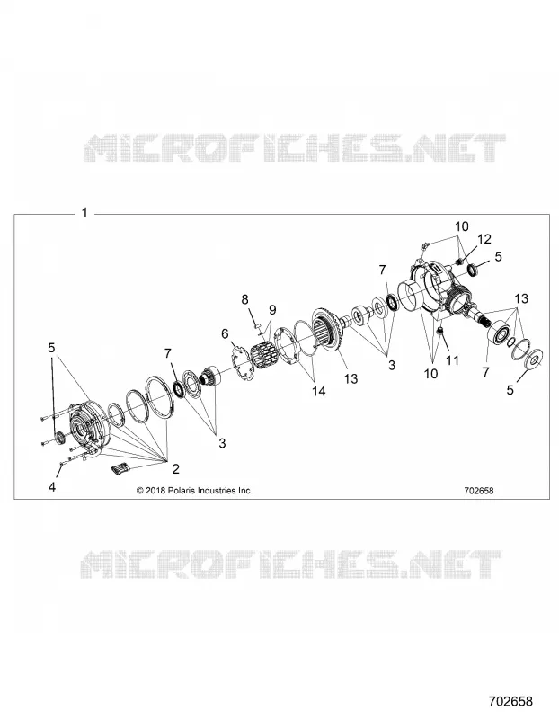 TREN, FRONT GEARCASE