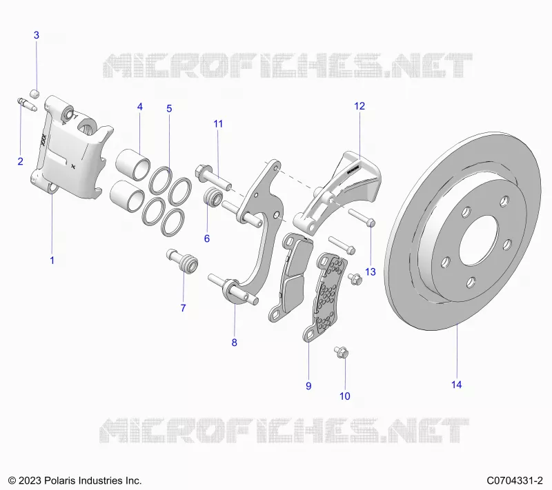 BRAKES, PINZA TRASERA