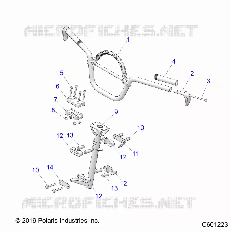 STEERING, SOPORTE DE MANILLAR
