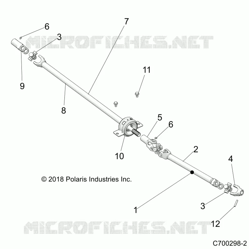 TREN, FRONT PROP SHAFT