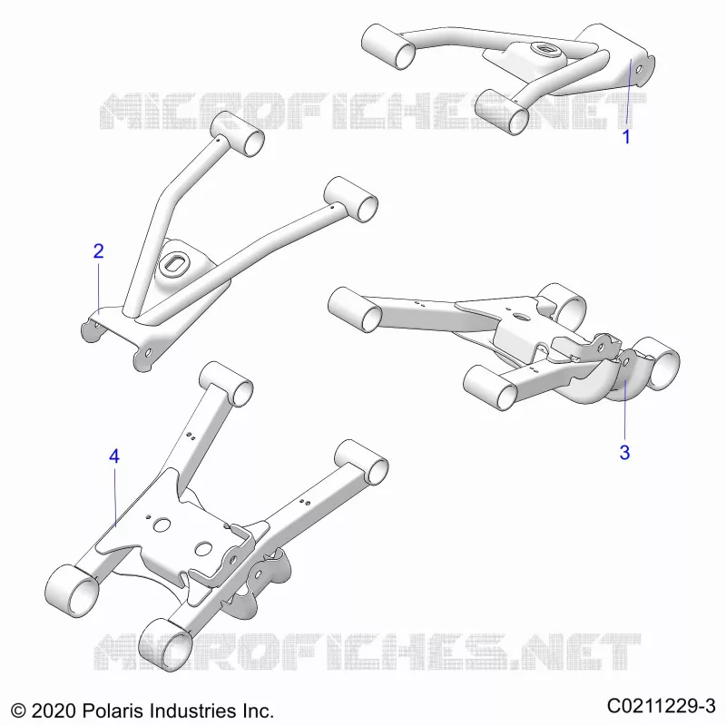SUSPENSION TRASERA CONTROL ARMS