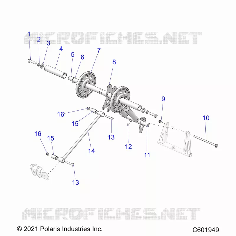 SUSPENSION, TRASERO ARM PAR