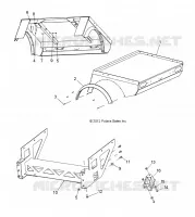 BED, JOUNCE PARACHOQUES AND MOUNT