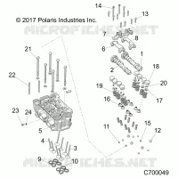 ENGINE, CULATA AND VALVES