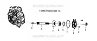 TREN, PRINCIPAL CAJA DE ENGRANAJES OUTPUT SHAFT