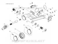 CHASIS, REAR brazo oscilante