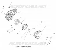 MOTOR, STATOR and VOLANTE