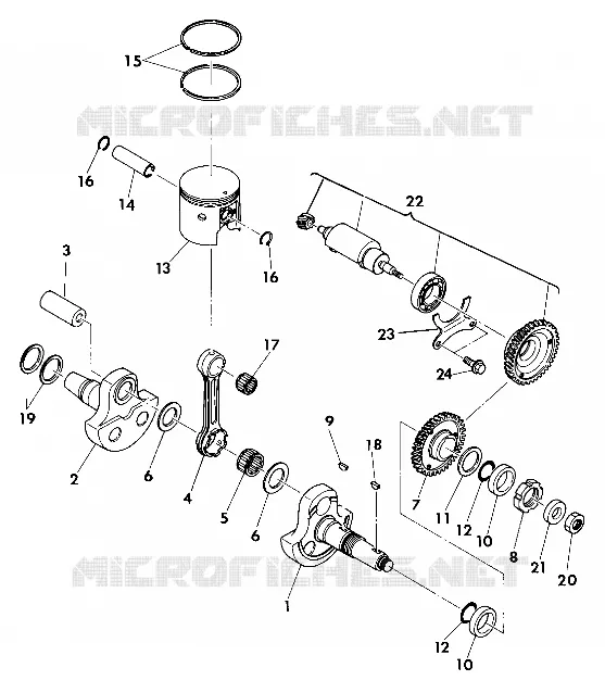 CIGUEÑAL AND PISTON ASSEMBLY (4918531853036A)