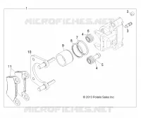 FRENO TRASERO CALIPER