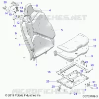 ASIENTO ASM., REAR, PREMIUM/DELUXE