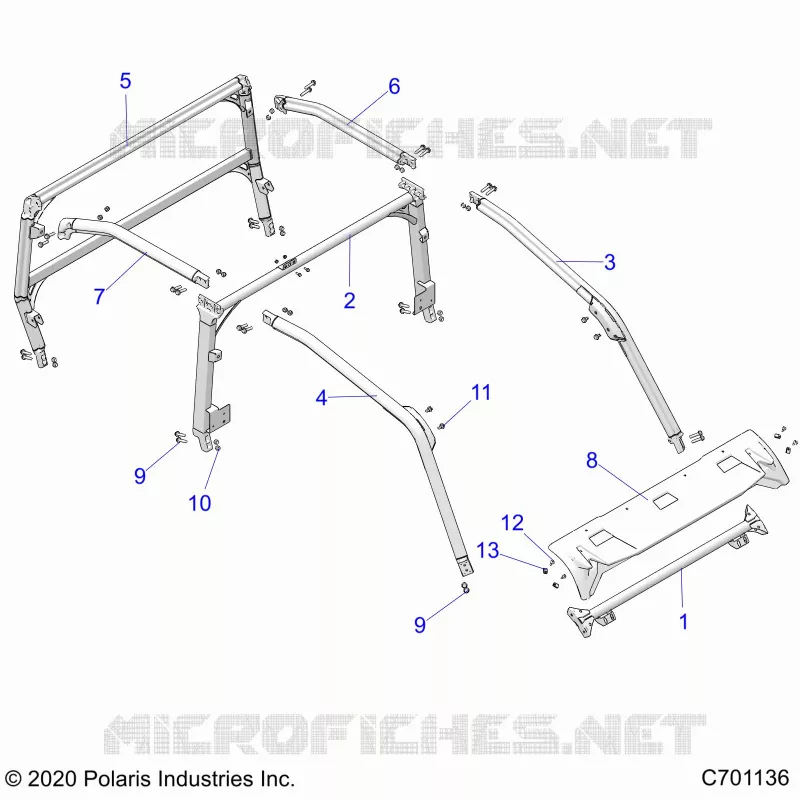 CHASSIS, CAB BASTIDOR