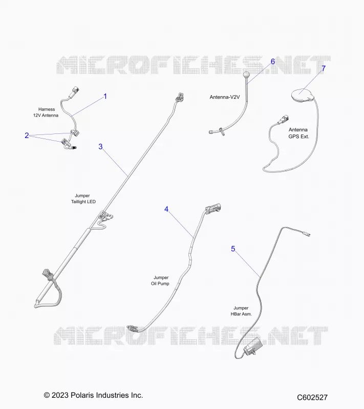 ELECTRICA, JUMPER WIRES/ANTENNAS/HARNESS