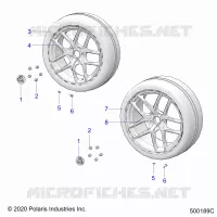 RUEDAS, FRONT AND REAR (S MODELS)