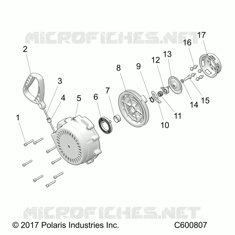 ENGINE, RECOIL MOTOR DE ARRANQUE