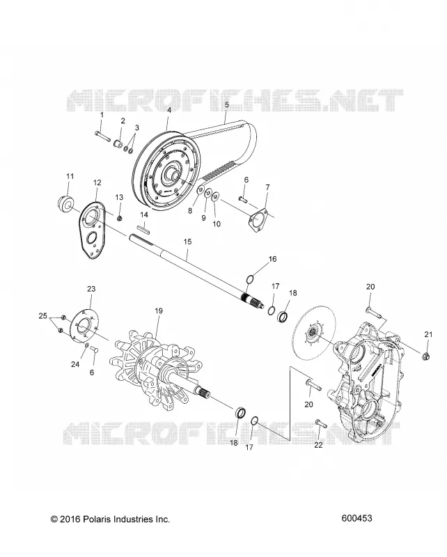 TREN, JACKSHAFT AND DRIVESHAFT