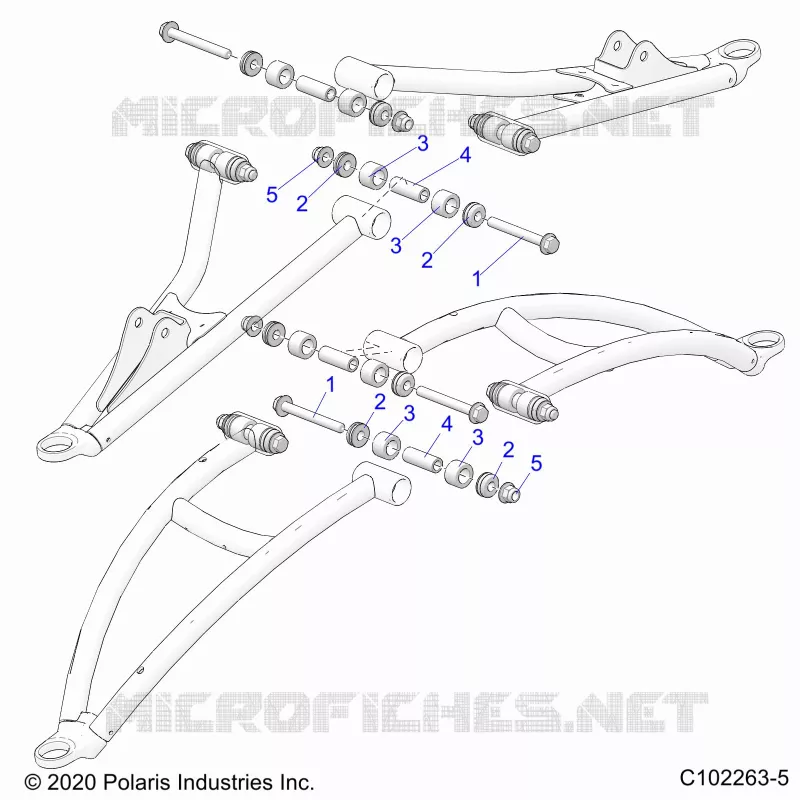 SUSPENSIÃ“N DELANTERA A-ARMS MOUNTING