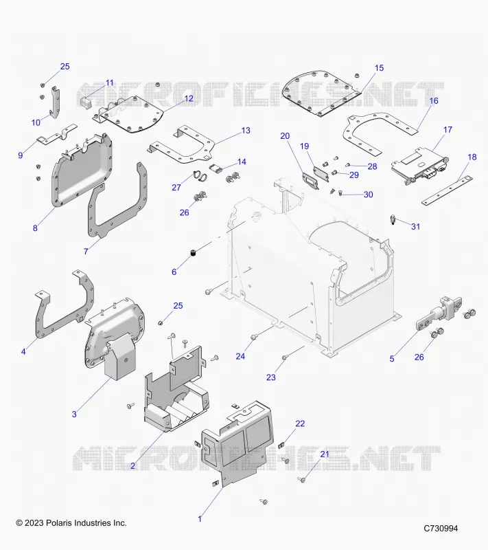 ELECTRICA, BATTERY, SERVICE COMPONENTS, R23E3GC4BD/B9 (C730994)
