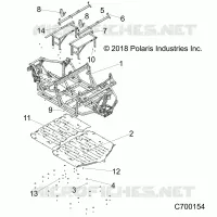 CHASSIS, MARCO PRINCIPAL AND SKID PLATES