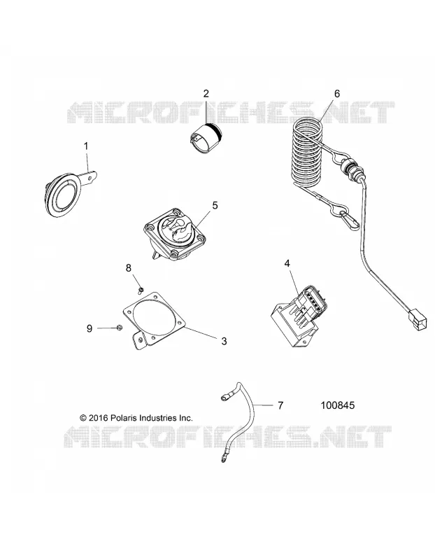 ELECTRICA, HORN AND BATTERY SWITCH