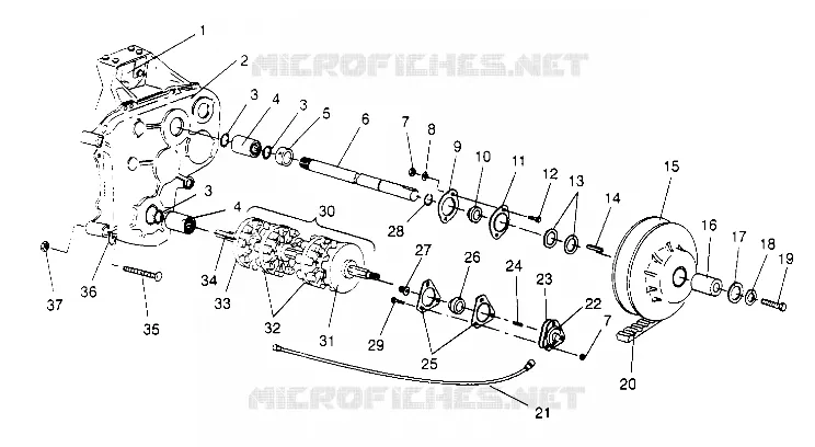 EJE DE TRANSMISIÓN ASSEMBLY WIDETRAK LX 0952064 and  EUROPEAN WIDETRAK LX E952064 (4928942894B008)