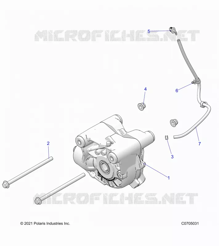 TREN, FRONT GEARCASE MOUNTING