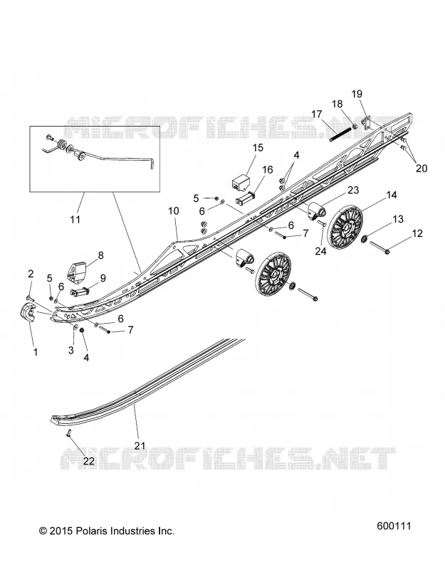 SUSPENSION, MONTAJE EN CARRIL