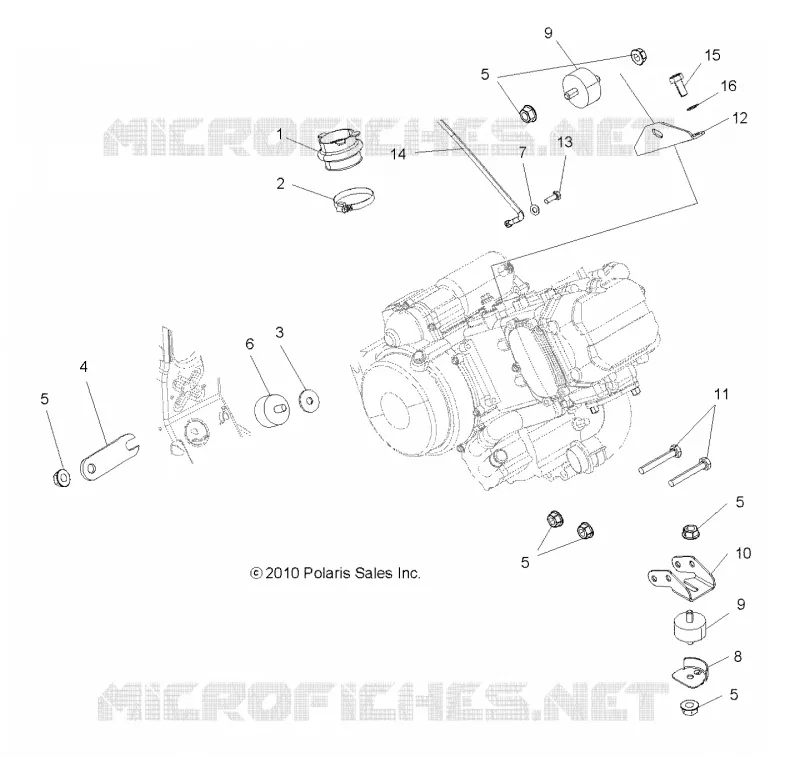 MOTOR, MOUNTING