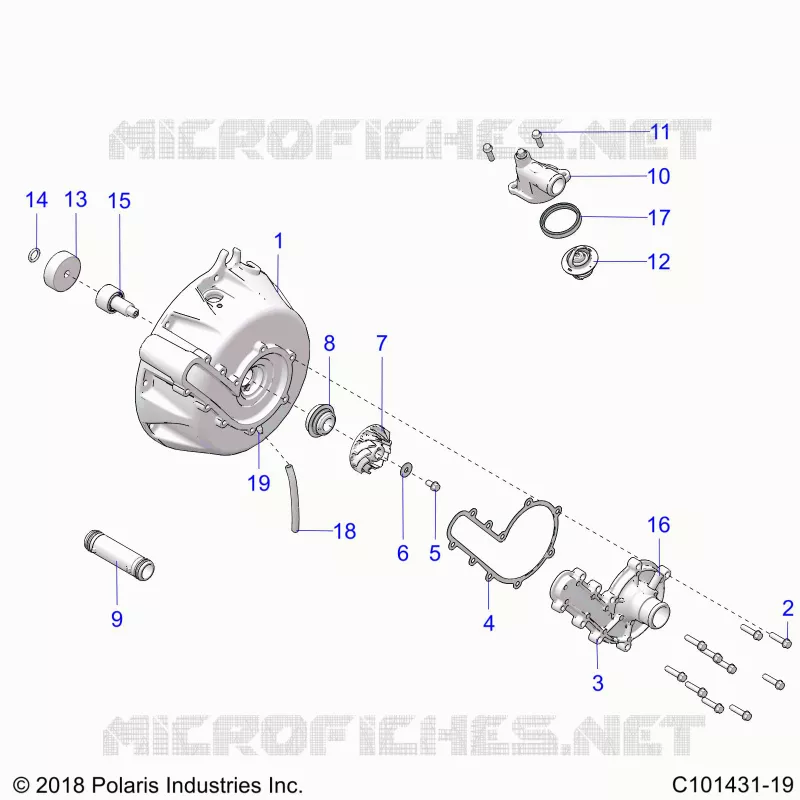 ENGINE, SISTEMA DE REFRIGERACIÃ“N AND WATER PUMP