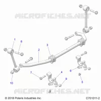 SUSPENSION, FRONT BARRA ESTABILIZADORA- Z22NAE99FK/NK (C701011-2)