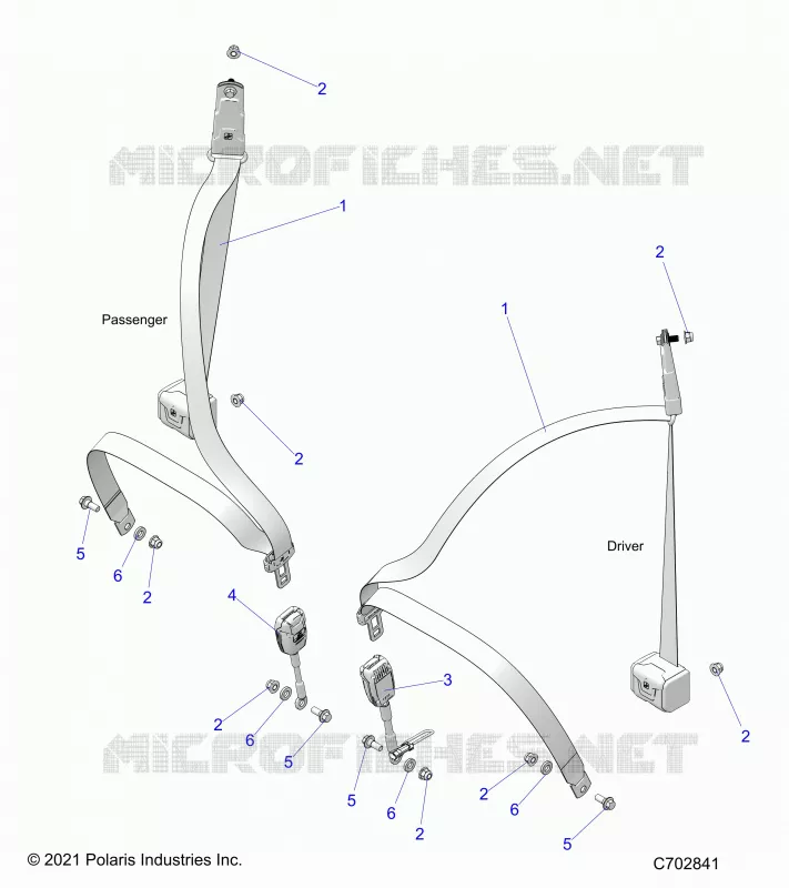 ASIENTO BELT MOUNTING