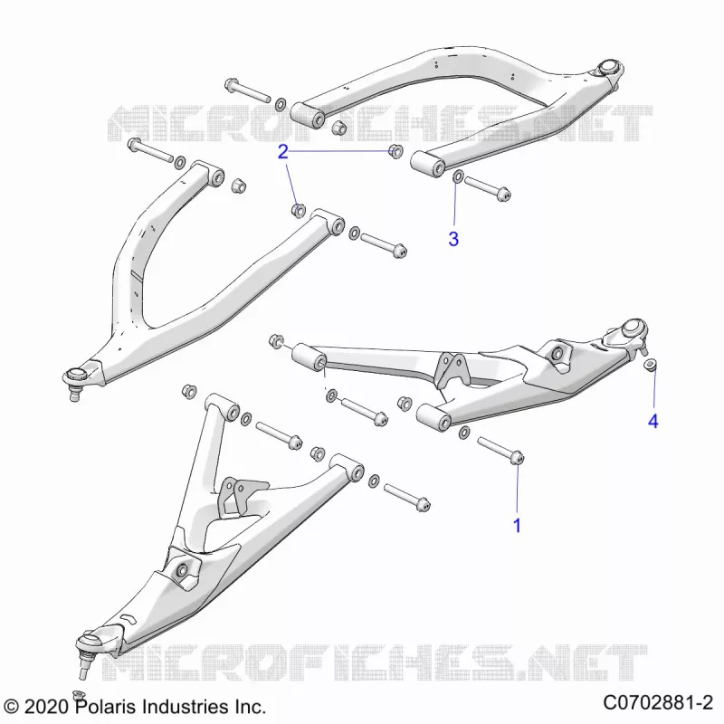 SUSPENSIÃ“N DELANTERA CONTROL ARMS MOUNTING