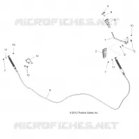 TREN, SHIFT LEVER AND CABLE