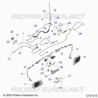 ELECTRICA, DASH INSTRUMENTS RIDE COMMAND