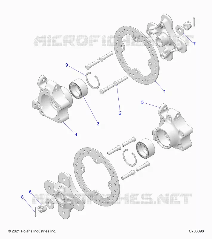 SUSPENSION, PORTAEQUIPAJES TRASERO AND HUB