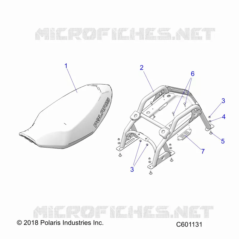 ASIENTO ASM. AND REAR RACK